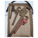Pipe Wrench Tool Lot up to 18"