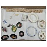 Costume Jewelry, Mother OF Pearl, Signed Brooches+