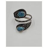 Sterling Silver Turquoise Ring Size 9