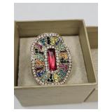Antique Gold Tone Ring Size 8