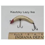 Vintage Fishing Lure Kautzky Lazt Ike Lure