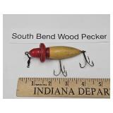 South Bend Vintage Wood Pecker Fishing Lure