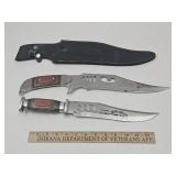 2 Knives Little Surface Rust. 1 W Sheath