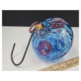 Art Glass Hummingbird Feeder