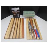 Culinary Torch, Cutting Boards, Ice Trays& Knives