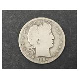 1896 S Silver Barber Half Dollar Coin
