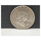 1962 Franklin Silver Half Dollar Coin