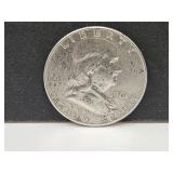 1961 Franklin Silver Half Dollar Coin