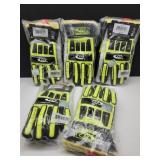 5 Pr Ringers Gloves 297-09 Sz M