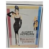 Audry Hepburn Framed Wall Art  24 x 36"