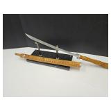 Wood Craved Sword W Sheath