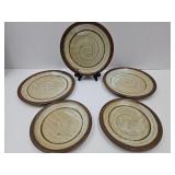 J. Peterson Muncie IN Potter Plates Up To 9 1/3" W