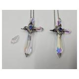 JTV Jewelry  2 Cross Necklaces-  Need Repaired