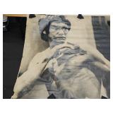 Bruce Lee Poster Approx.  38 x 37"