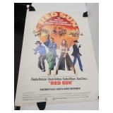 RED SUN Western Adv Poster Approx 30" x40"