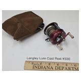 Vintage Langley Lure Cast Fishing Reel  No 330