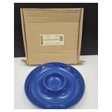 Longaberger Pottery Chip & Dip Bowl 12" Wide