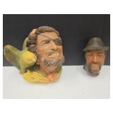 Bossons Chalkware Buccaneer Pirates Wall Plaques