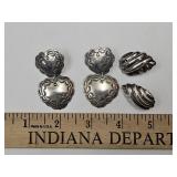 2 PR Sterling Silver Earrings See Weight