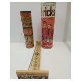 Vintage Tinker Toys, Building Blocks, Shoot the
