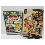 15 Cent Korak Son Of Tarzen Comic &  35 Cent DC