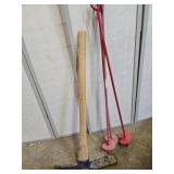 Pick Axe & 3 ft  Achor Rods