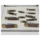 Display Case W 12 Pocket Knives
