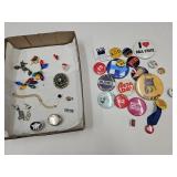 Costume Jewelry- Sterling Silver, Buttons, +