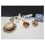 Wade Gold Trim, Mexico Bird, Marble, +