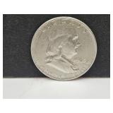 1963 Franklin Silver Half Dollar Coin