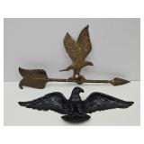 Eagle Weathervane Topper & Aluminum Eagle To 12"