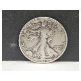 1942 Silver Walking Liberty Half Dollar