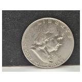 1952 Franklin Silver Half Dollar Coin
