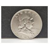 1950 Franklin Silver Half Dollar Coin