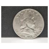 1954 Franklin Silver Half Dollar Coin