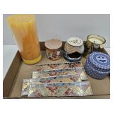 Candles, Tile Trivets, Scented +