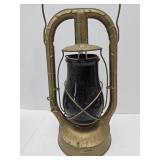 Dietz Little Wizard Fire Dept Red Globe Lantern