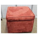 Storage Padded Ottoman 20 x 17" h