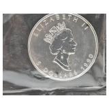 Sealed 1 Ounce Candle Silver $5 Dollar Coin