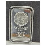 One Ounce Silver Bar
