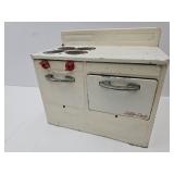 Vintage Little Lady Metal  Toy Stove 12 x 11"h