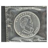 Sealed 1 Ounce Canada Silver $ 5 Dollar Coin