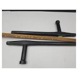 Tonfa Maderia 50CM - Tradicional Preta