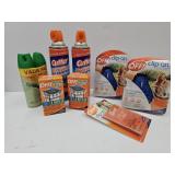 Lot Bug Spray- Cutter, Off!, Clip ons & Refills