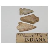 3 Arrowheads See Sizes