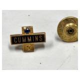 VTG 10K Gold Cummins Diesel Engines Pin 1.6gr
