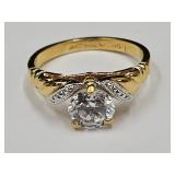14k Heavy Electroplated Gold Size 6