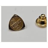 VTG 10K Gold Sears Tower Hourglass Pin 1g
