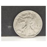 1947 Silver Walking Liberty Half Dollar