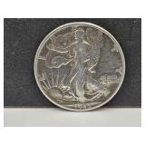 1945 Silver Walking Liberty Half Dollar